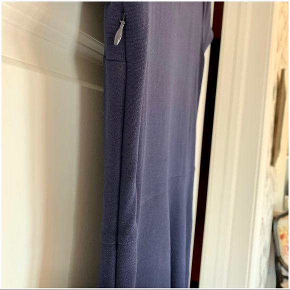 J CREW TIPPED GAMINE DRESS NAVY BLUE - Picture 6 of 9